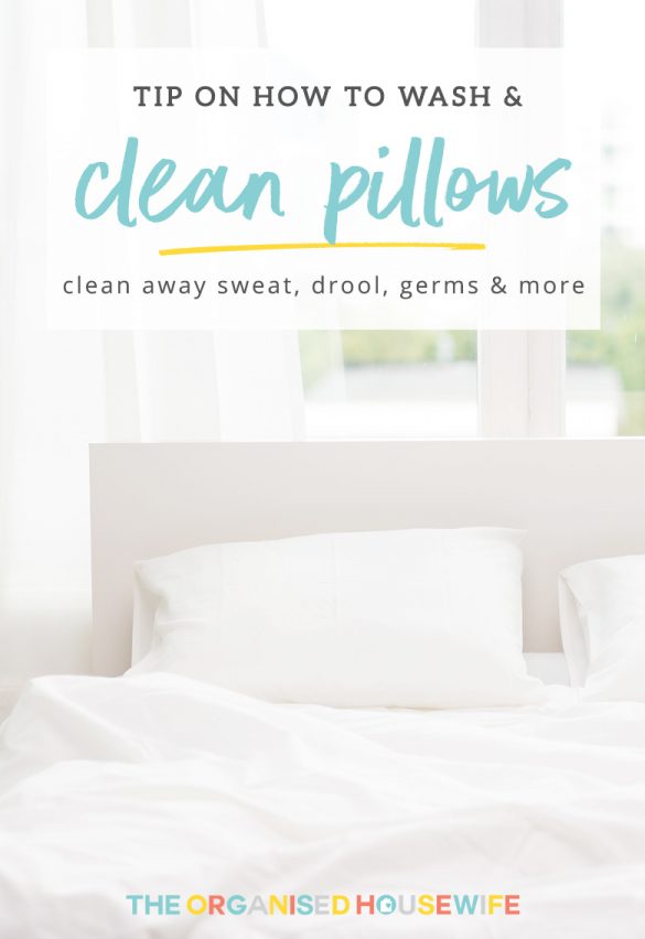 How to wash and clean pillows The Organised Housewife