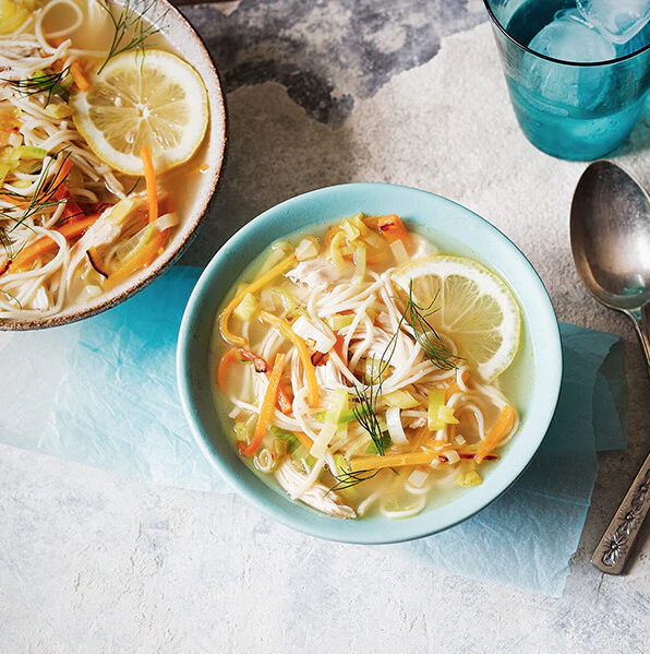 FATHERS DAY RECIPE IDEA - bbq chicken noodle soup