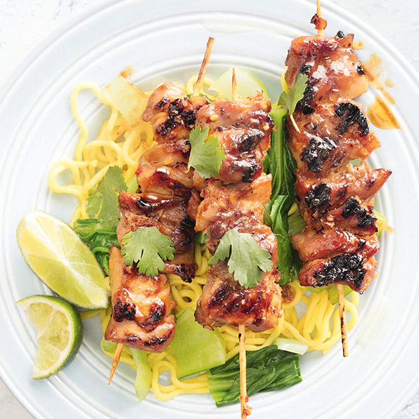 fathers day recipe idea - chicken simbal skewers