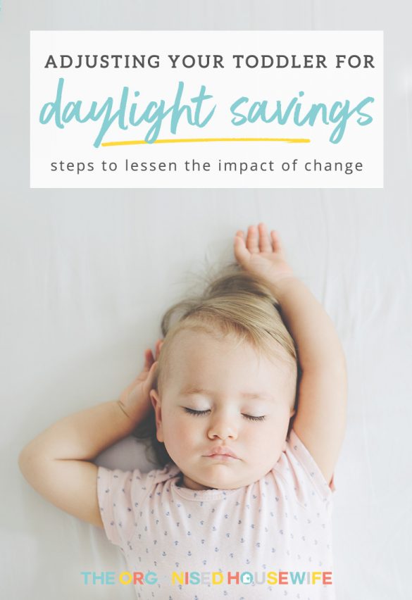 Adjusting your toddler from daylight savings time