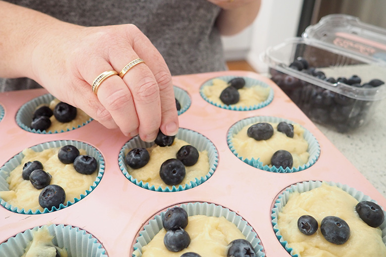 These Blueberry Muffins are super simple to make, have a delicious crunchy topping and are so very tasty. 