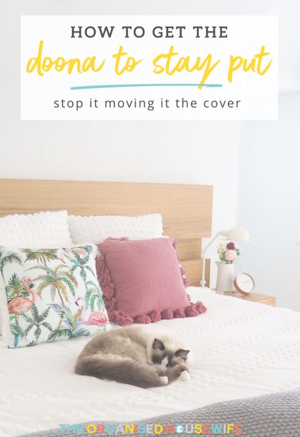 How to get the doona to stay put The Organised Housewife