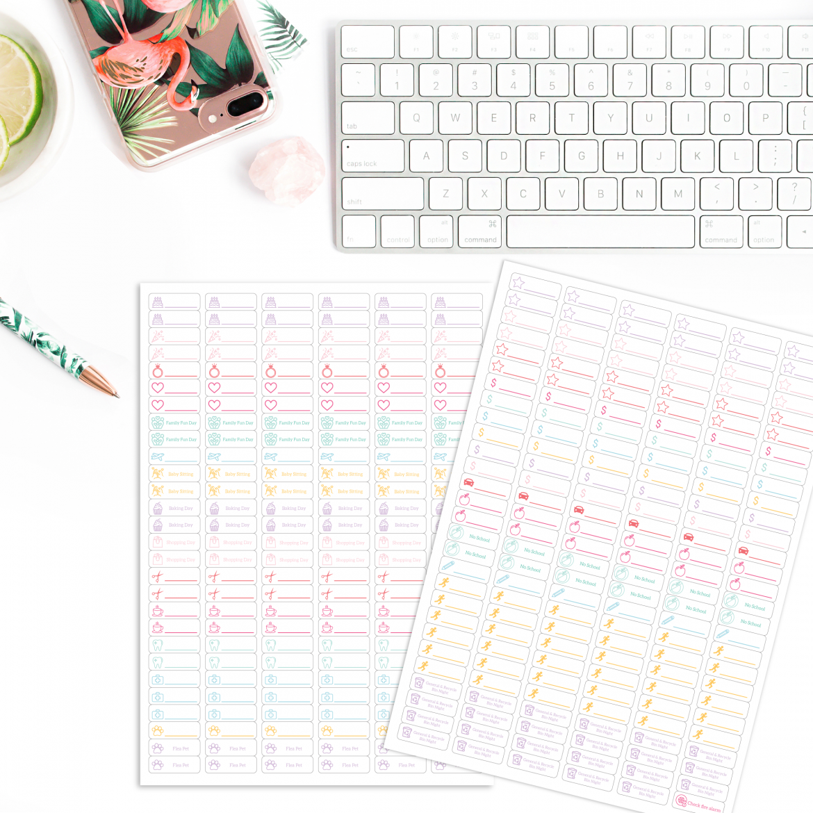 We have been working really hard here at Organised HQ designing The Organised Housewife 2019 Calendar and PRE-ORDERS ARE NOW OPEN! Here's a little sneak peek....