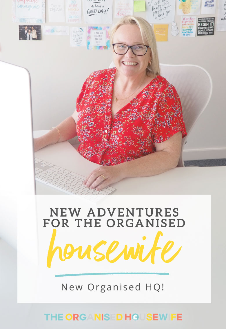 The Organised Housewife blog began 8 years ago in my home office as something to do while the kids were at school. Fast forward to now and we have some awesome news - and exciting things to come!