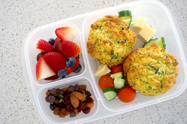 These Pumpkin, Feta and Spinach savoury muffins are a great lunchtime hunger buster which can be packed with filled with vegetables. They are tasty, healthy and satisfying!