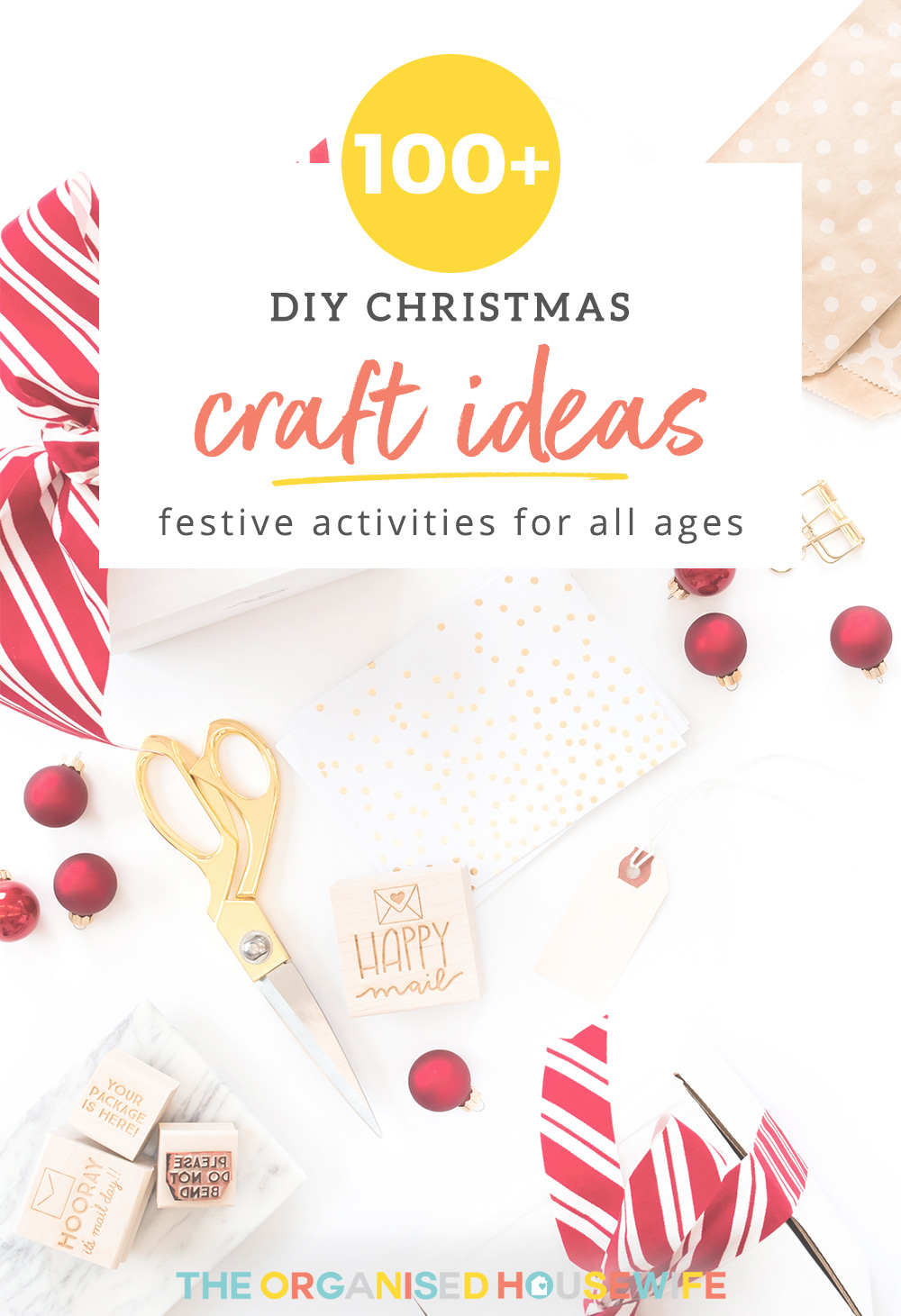 Over 100 DIY Christmas Craft Ideas For All Ages - The Organised Housewife