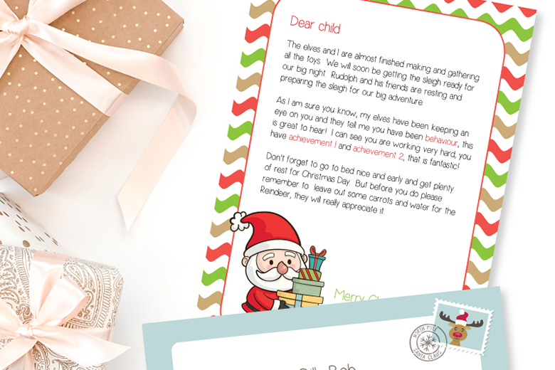 Personalised letter to Santa