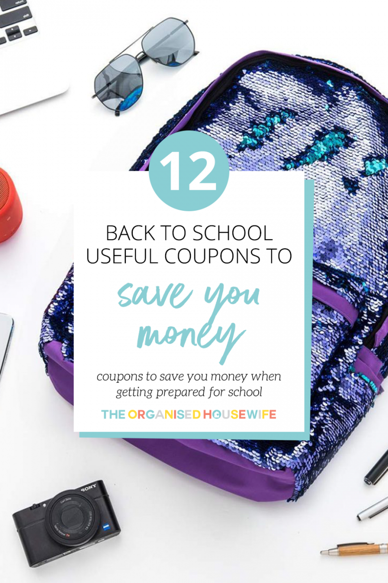 Getting the kids ready for the new School year can be expensive, especially if you have more than one child. Luckily, I have some great savings available on my coupons page that will help you save money on back to school items and get your kids back to school ready with things like stationery, school bags, lunchboxes, labels and much much more.