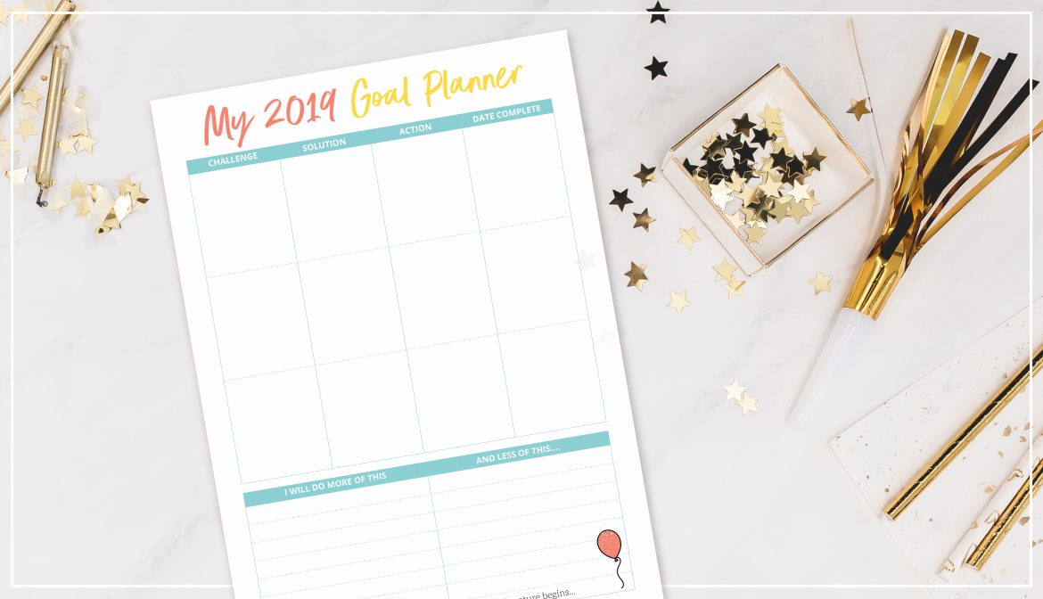 There are many resolutions circling around this morning, I've put together a list of 20 ideas to inspire you with your resolutions + as a special gift to you download my NEW YEARS GOAL PLANNER as a free download!