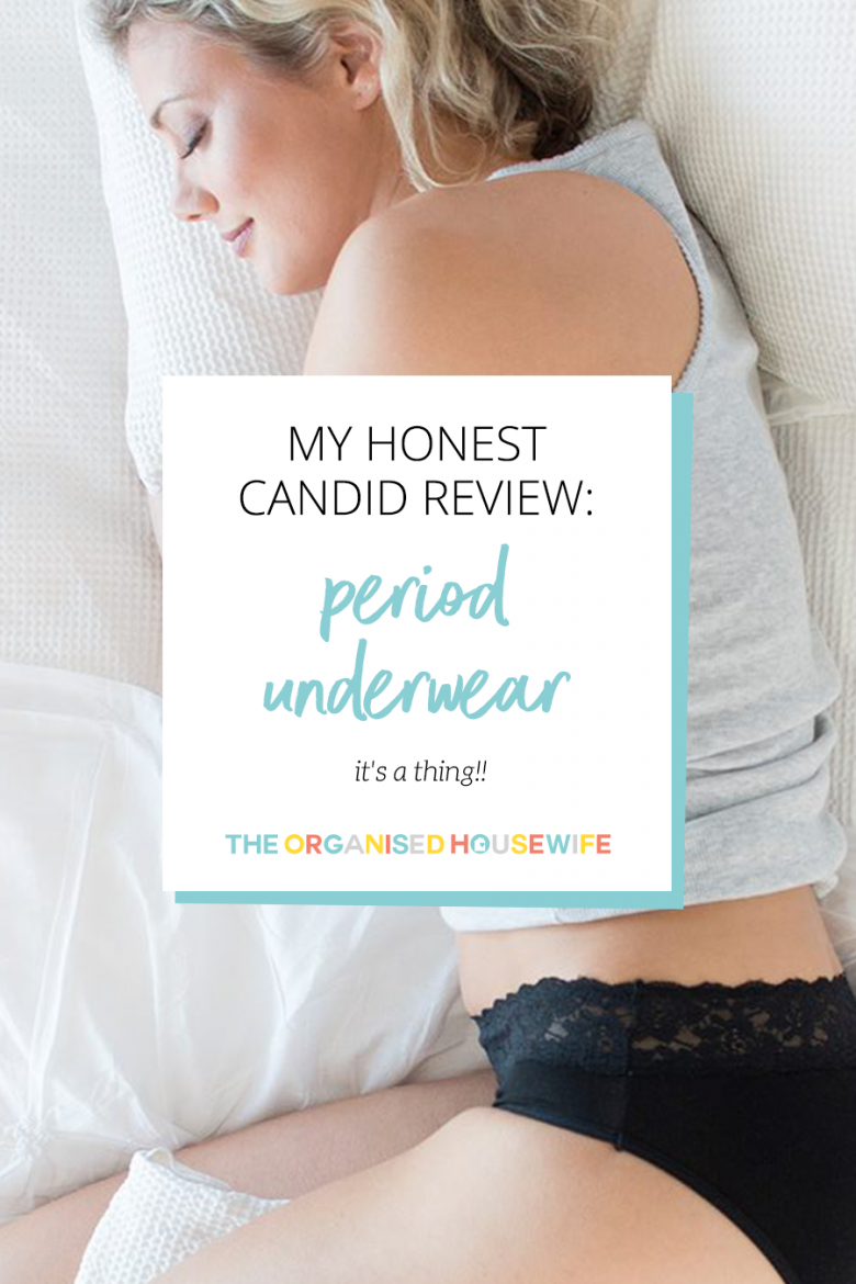 PERIOD UNDERWEAR: My Honest And Very Candid Review - The Organised Housewife