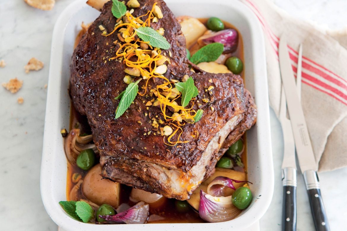 Slow-roasted lamb shoulder - as roasts take a little longer