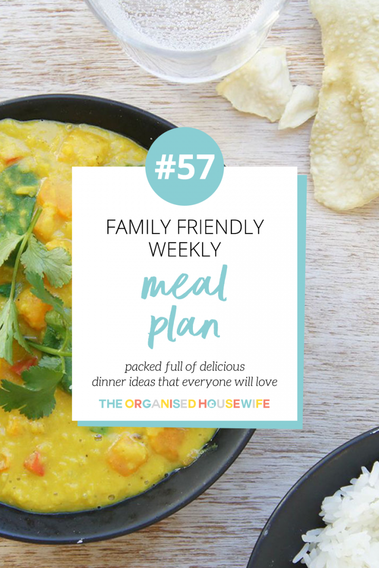 I asked the community recently what they were cooking for dinner and this inspired me to add a few of your ideas for this week's weekly family meal plan!