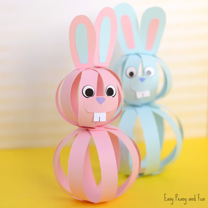 2019 Cute Paper Easter Bunny Craft Ideas for Kids