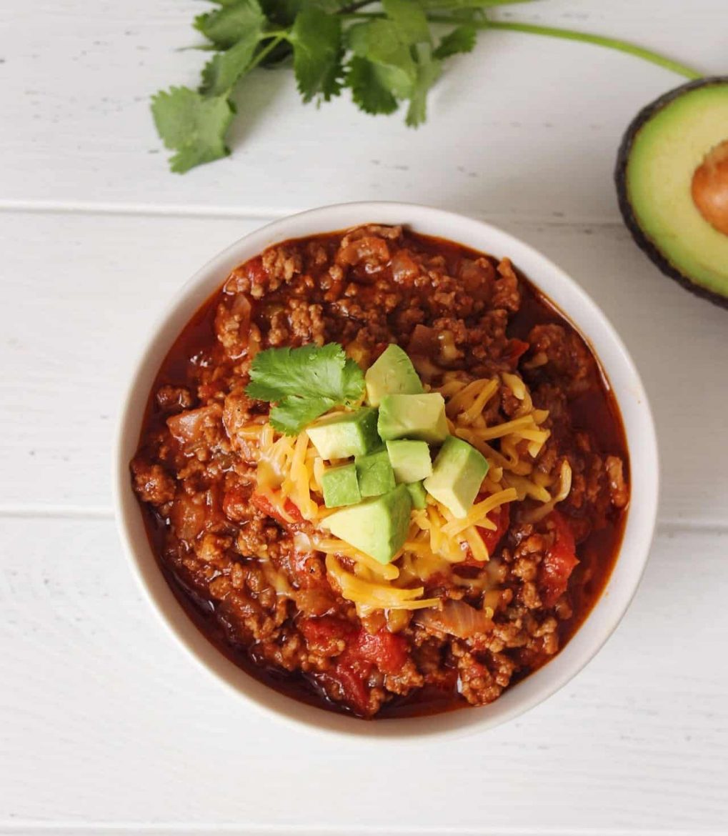 Chilli crockpot family meal idea