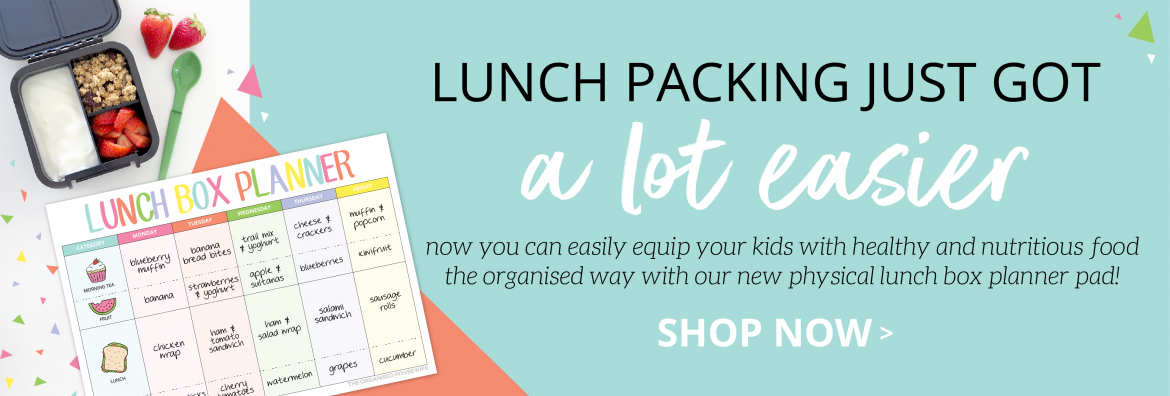 Lunch box planner pad