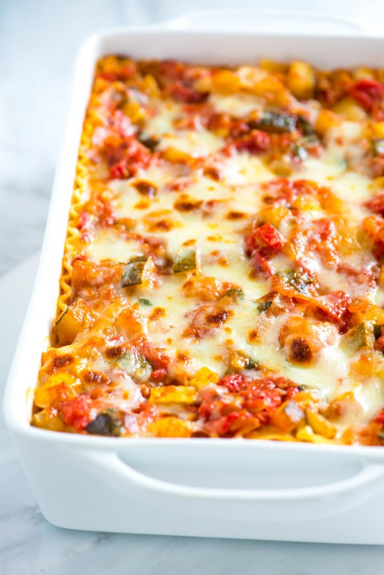 easy vegetable lasagna hidden veggie lasagne