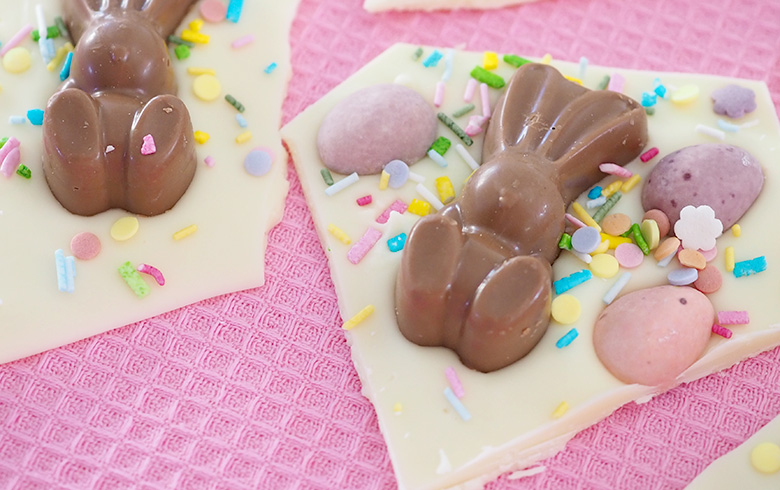 Easter bunny treat. Easter baking. Easter gift idea. Chocolate rabbit recipe.