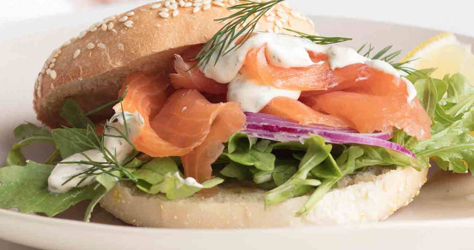 Smoked Salmon Bagel Recipe from Woolworths