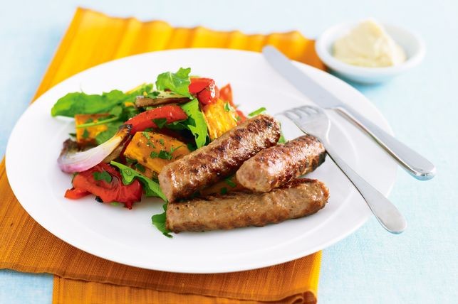 Sausage and veggies family meal plan ideas