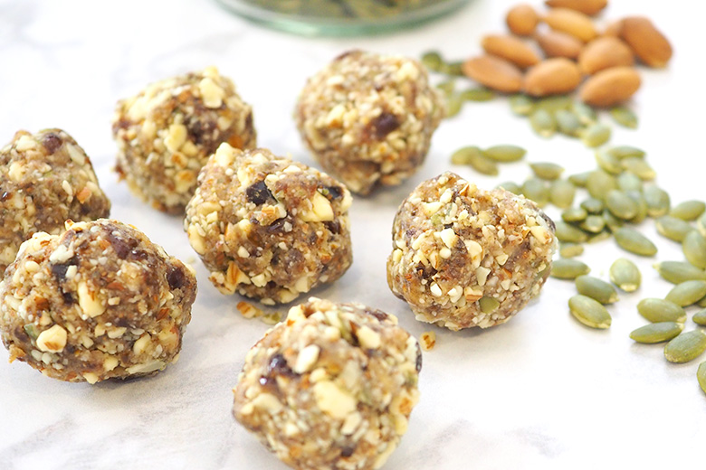 Almond and Pumpkin Seed Bliss Balls Recipe