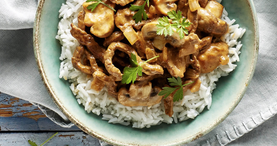 Beef Stroganoff meal idea for families