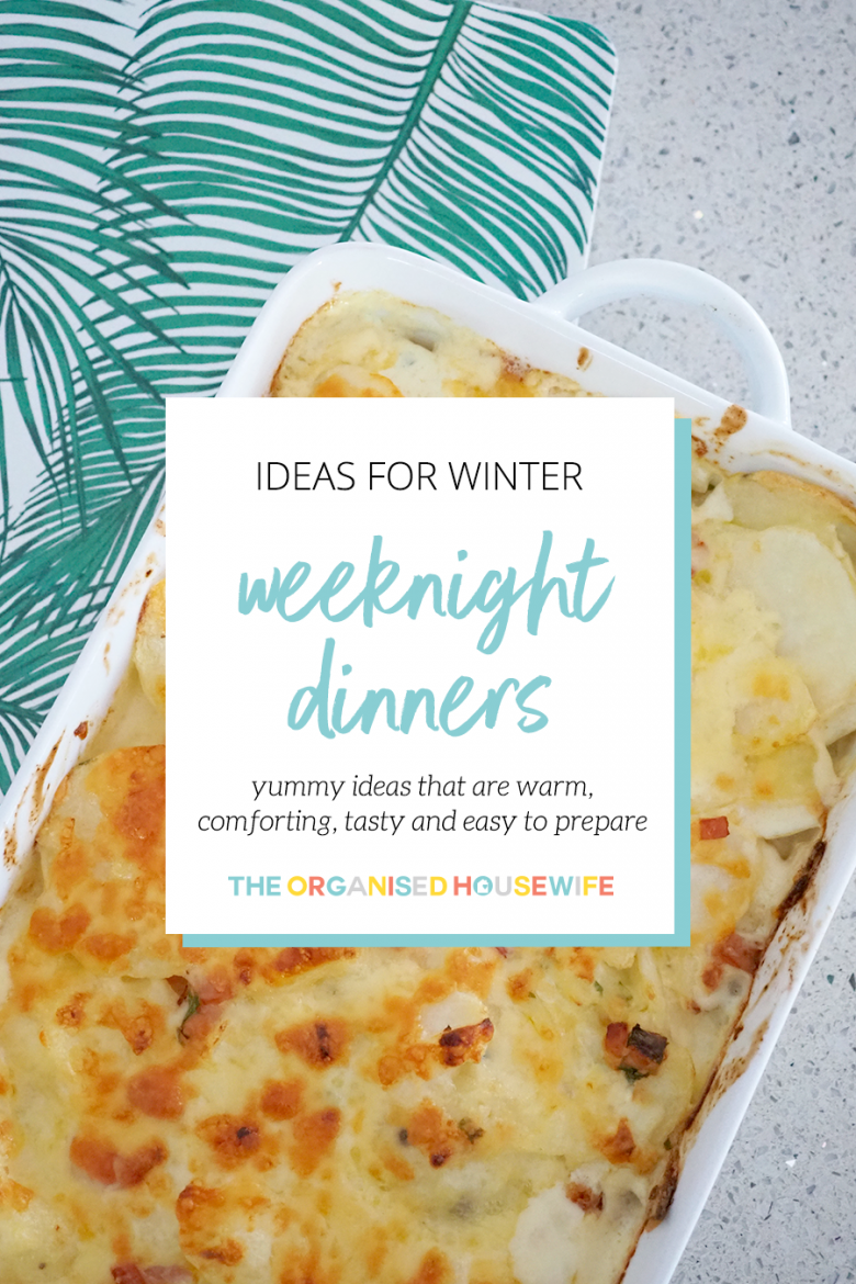 Winter meal ideas - easy weeknight dinners