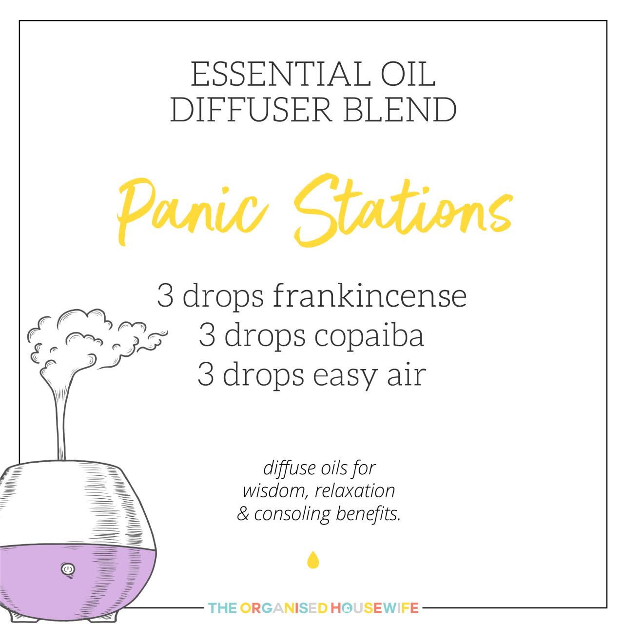 Calming essential oil blend for anxious minds