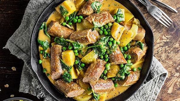 Curried Sausages recipe