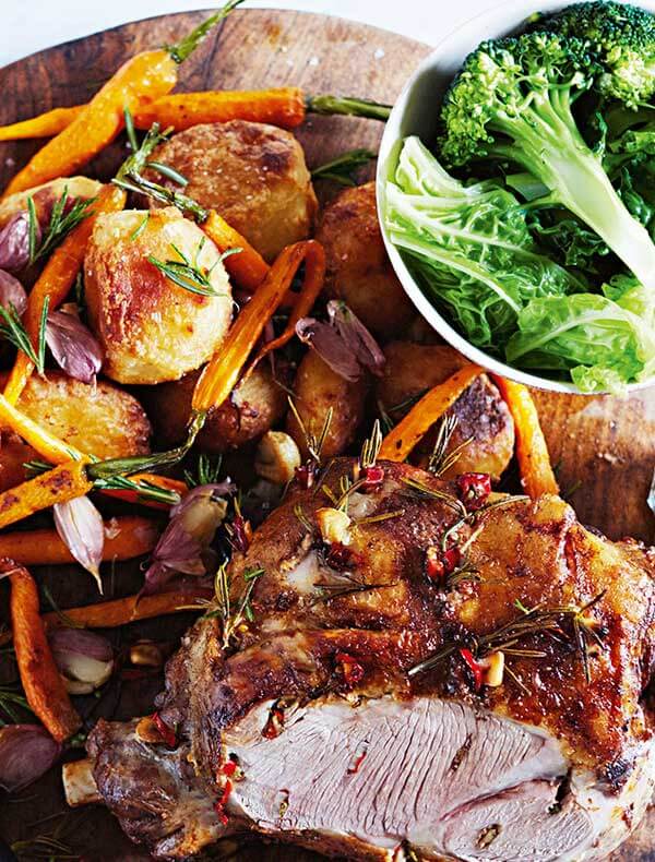 Jamie’s Straight Up Roast Lamb Recipe