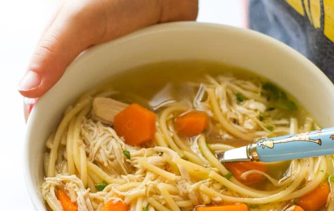 Slow Cooker Chicken Noodle Soup Recipe