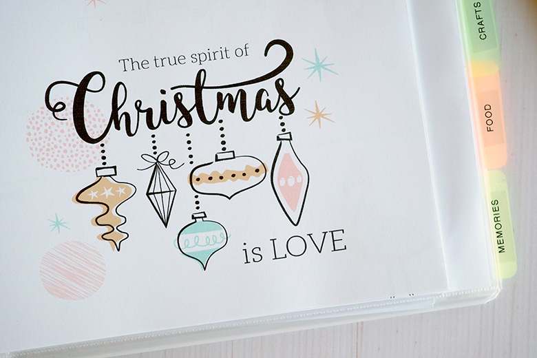 Christmas planner printable