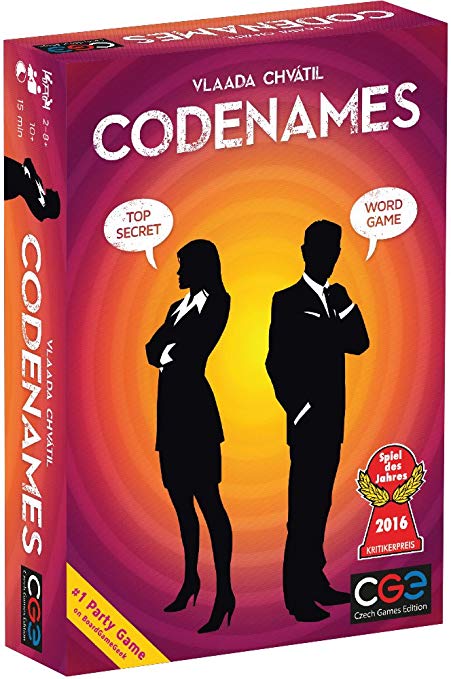 Codenames game for kids and families
