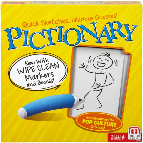 Pictionary board game for children and parents