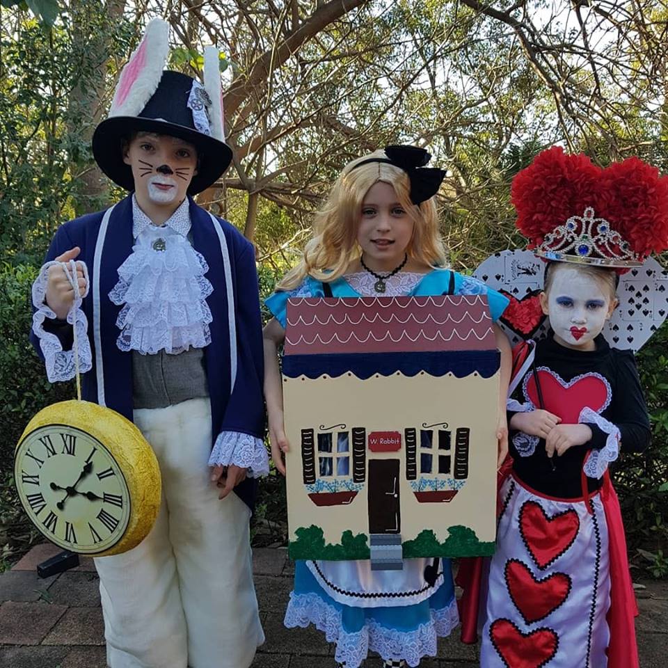 White Rabbit, Alice in Wonderland, and the Queen of Hearts Costume Ideas for Book Week 2019