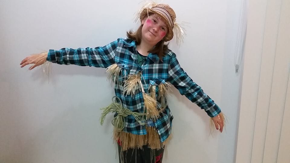 The scarecrow and the Cowardly Lion costume Book Week 2019