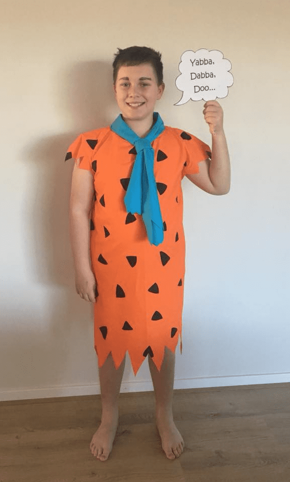 Flinstone Costume idea for Book Week 2019