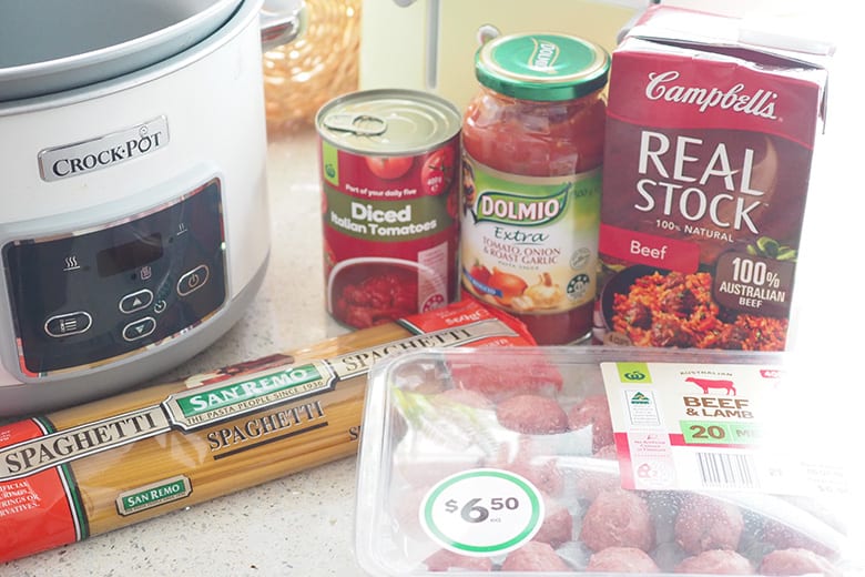 Simple meatball meal for busy families