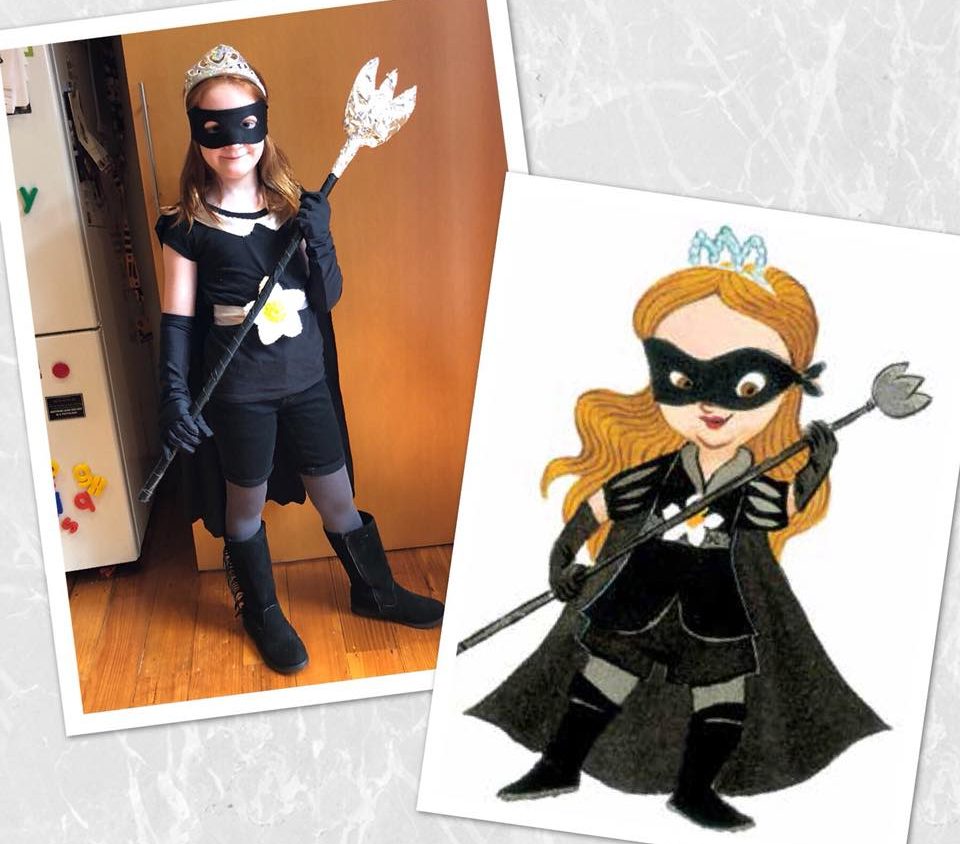 The Princess In Black Costume for Book Week 2019
