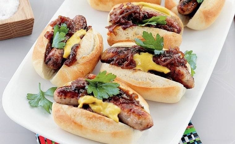 sausages on bread easy dinner for busy week meal plan