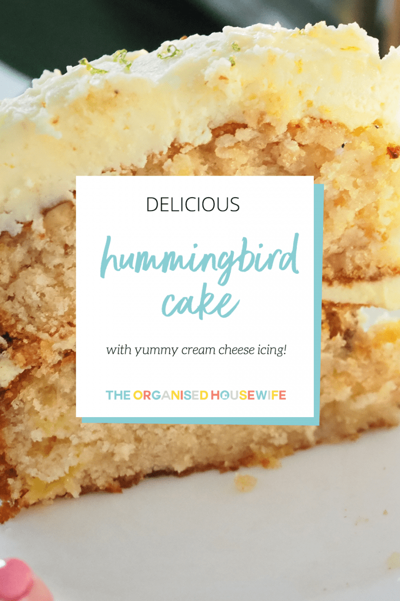 Hummingbird Cake recipe with cream cheese icing