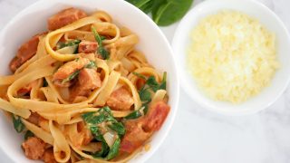 Creamy Chorizo Pasta - The Organised Housewife