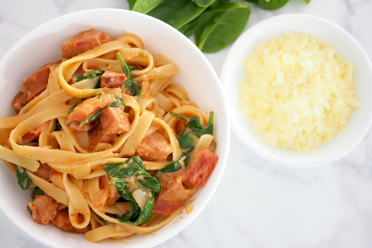 Creamy Chorizo Pasta - The Organised Housewife