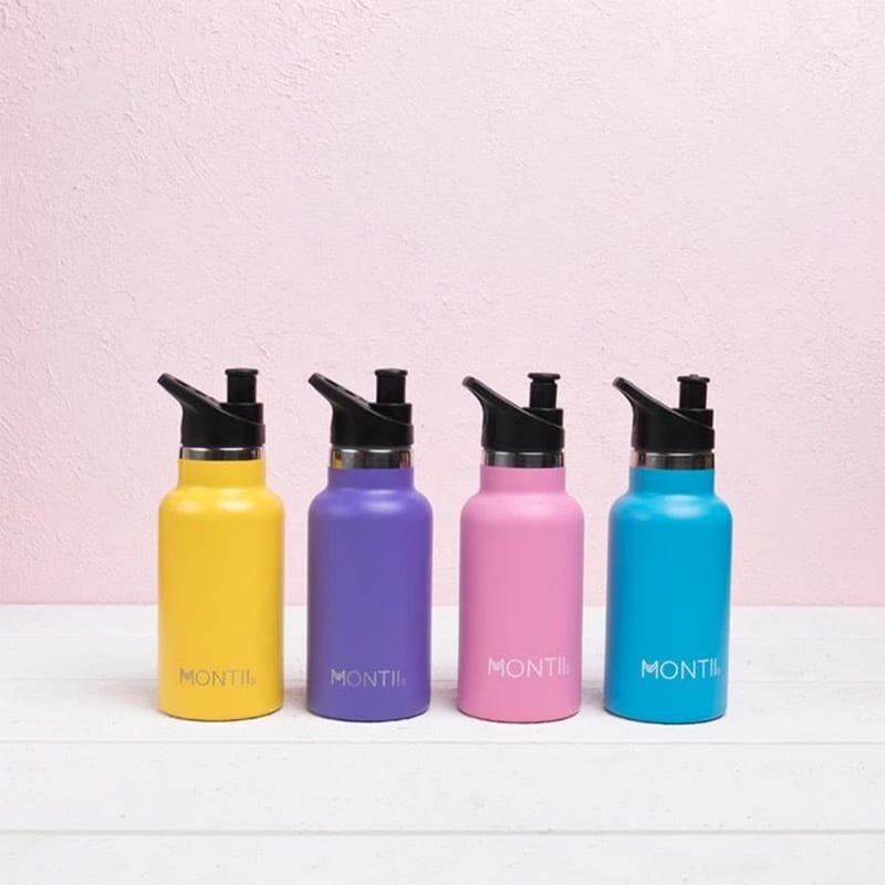 Colourful Montiico water bottle for kids
