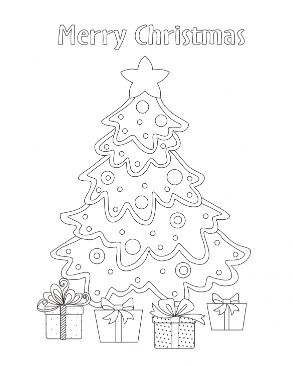 Printable Christmas Colouring Pages - The Organised Housewife