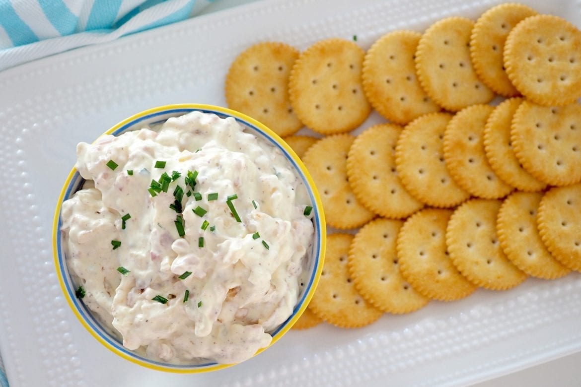 Bacon and Onion Dip recipe