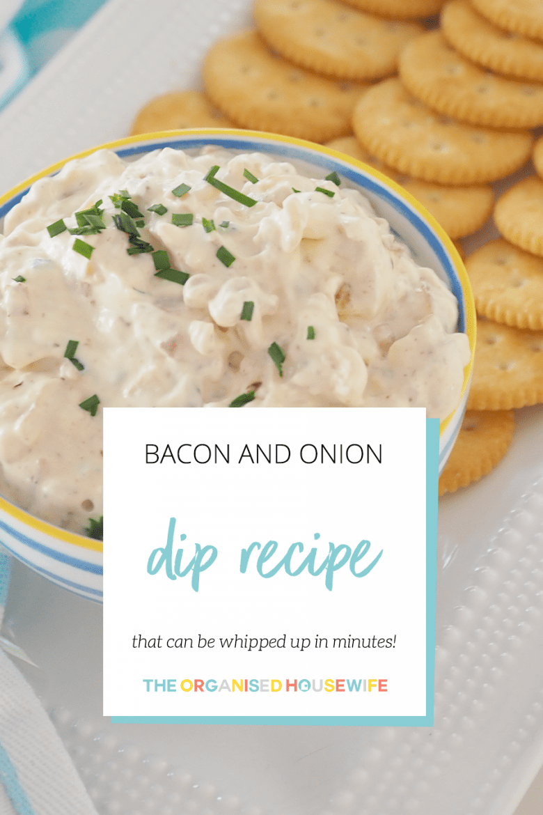 Bacon and onion dip recipe easy and quick