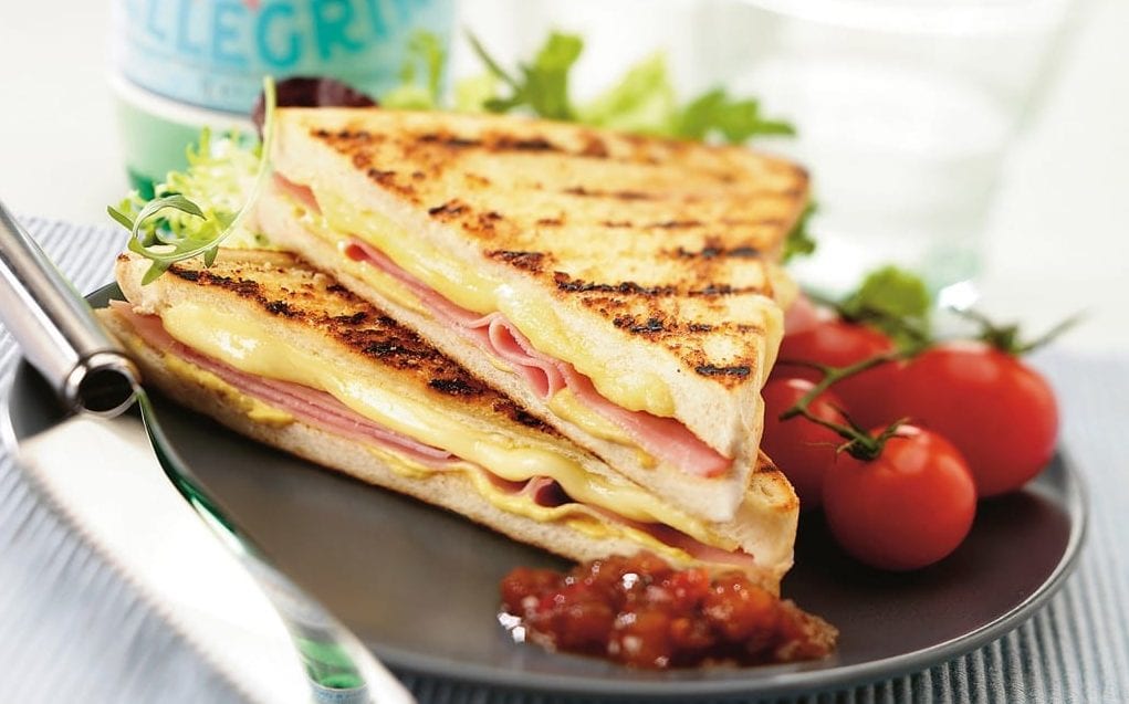 Ham and cheese toastie