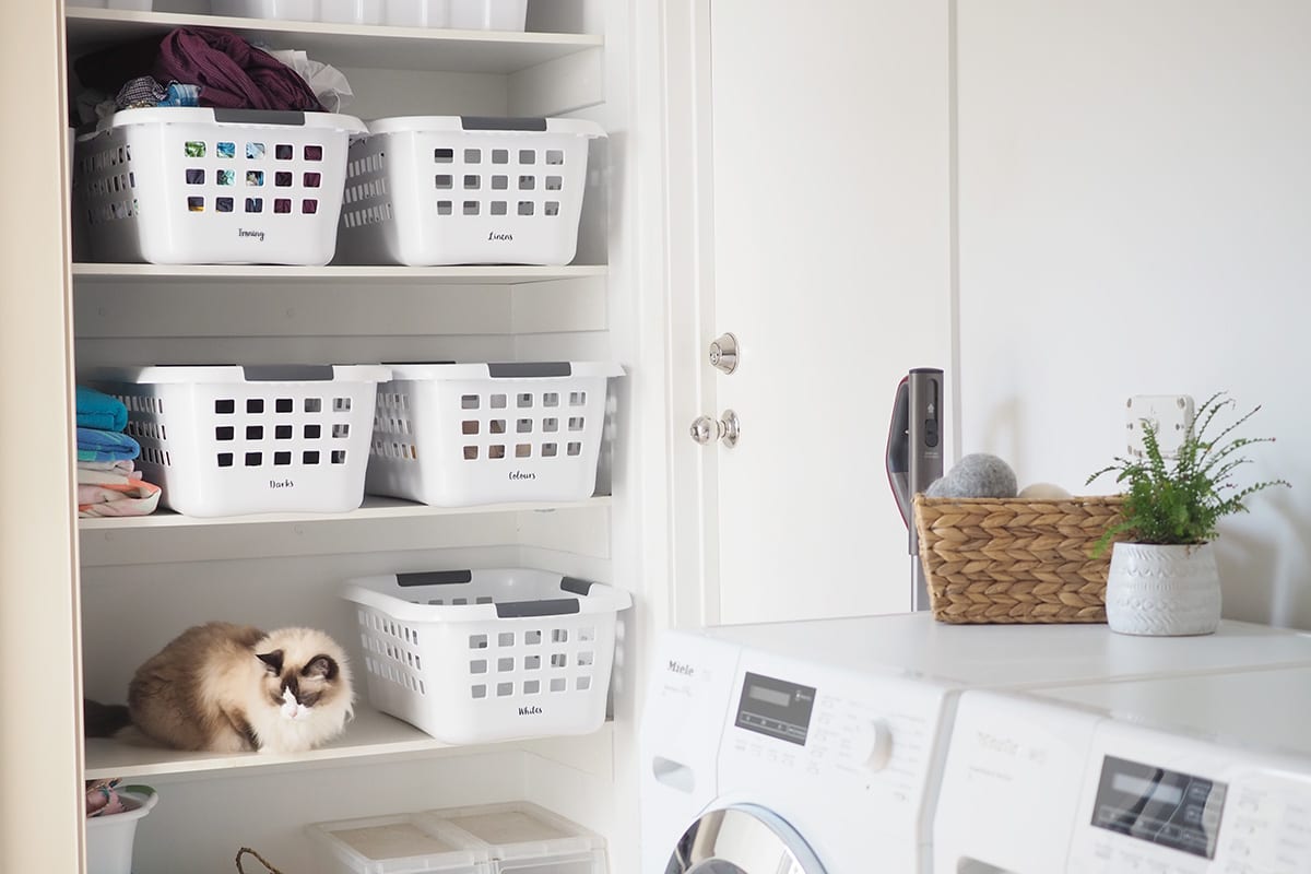 Tips to store and organise dirty clothes in the laundry - The Organised  Housewife