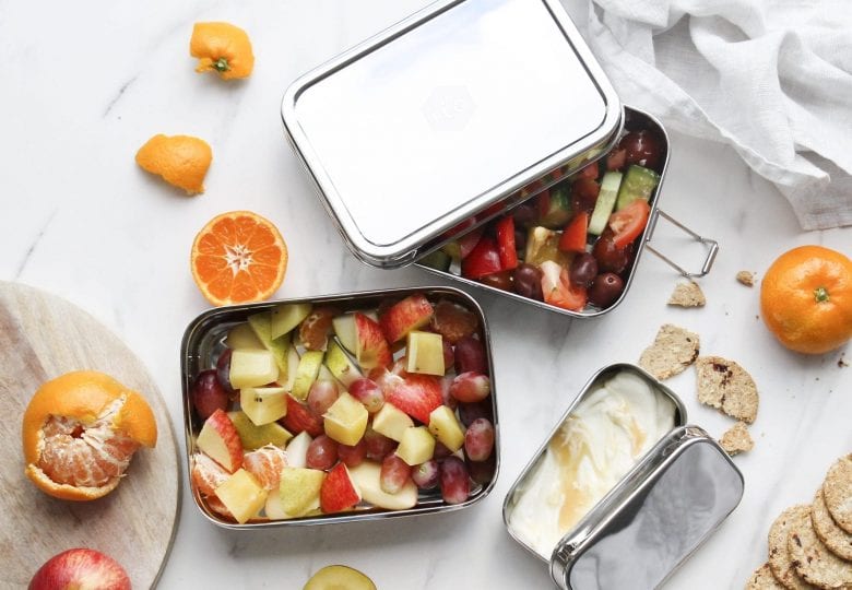 stainless steel lunchbox for fruit salad