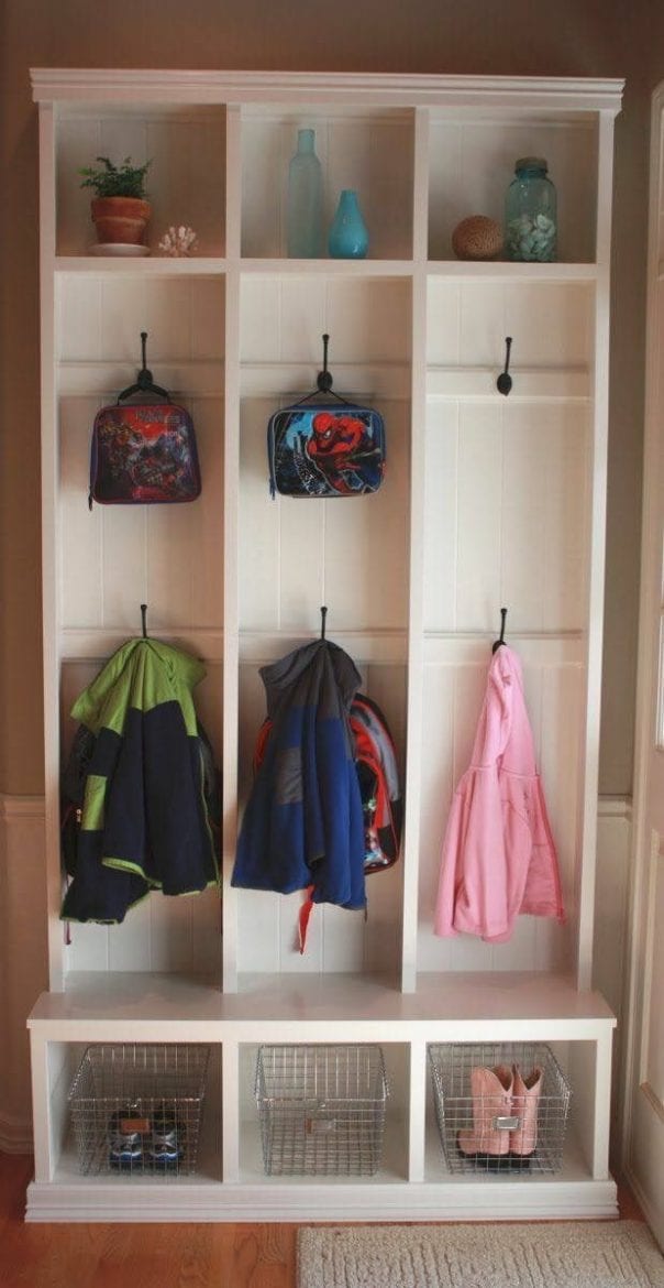 40 Plus School Bag Storage Ideas - The Organised Housewife